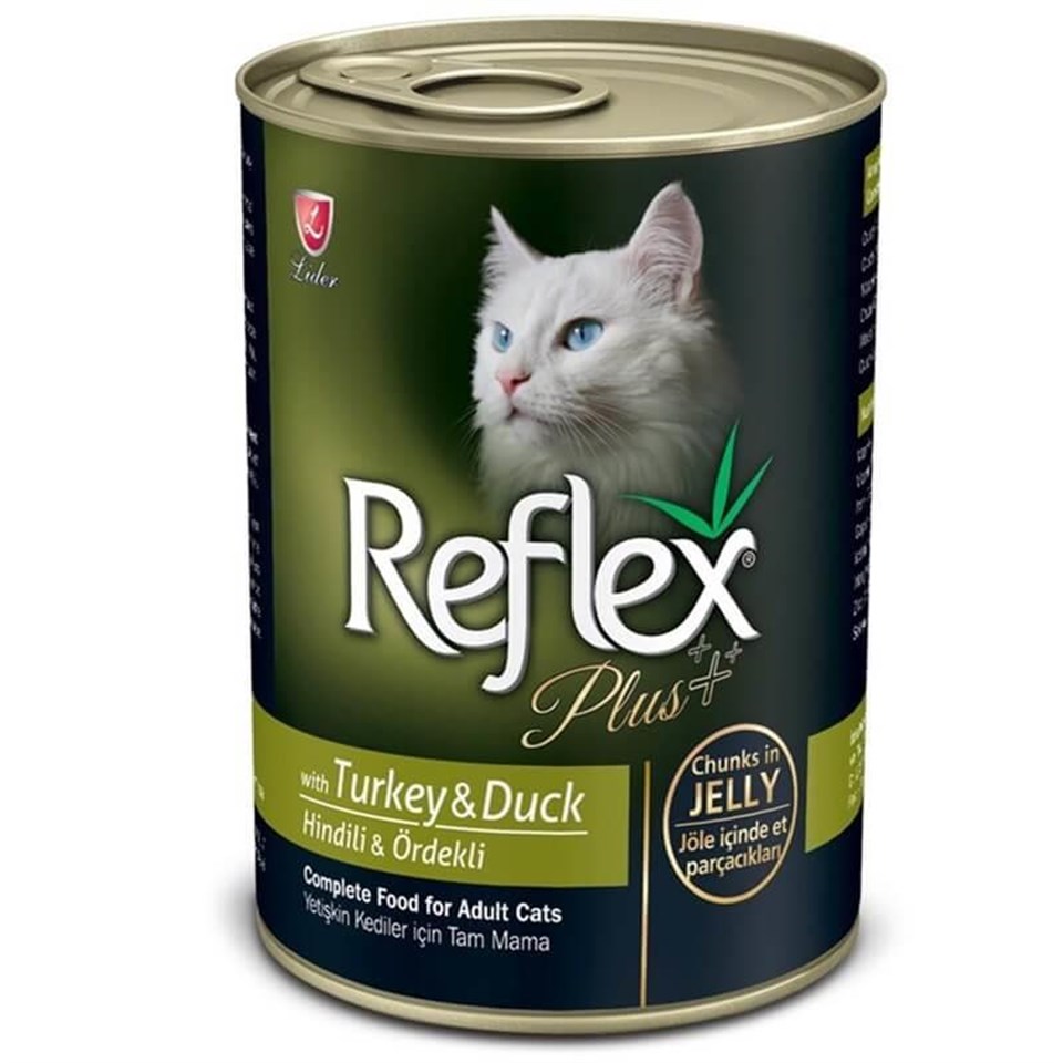 REFLEX  KEDİ KONSERVE HİNDİ CHUNKS IN JELLY  400 GR