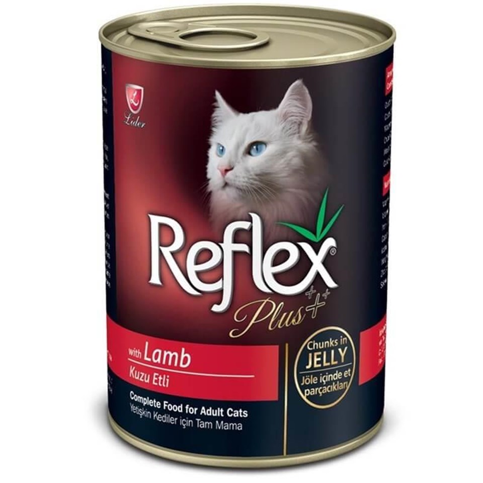 REFLEX  KEDİ KONSERVE KUZU  CHUNKS IN JELLY  400 GR