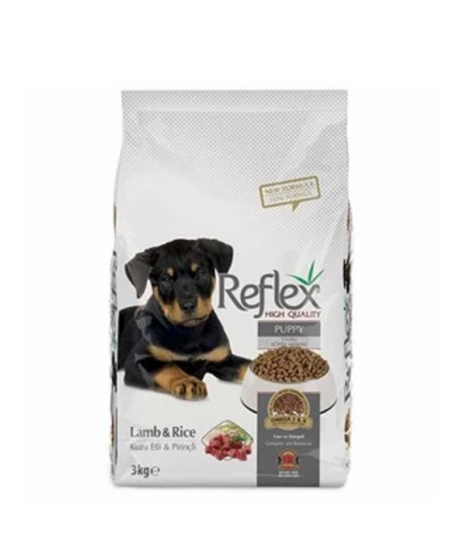 Reflex Kuzu Etli Yavru Köpek Maması 3 Kg