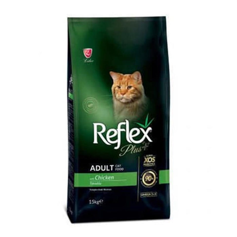 REFLEX PLUS 15KG ADULT CAT CHICKEN