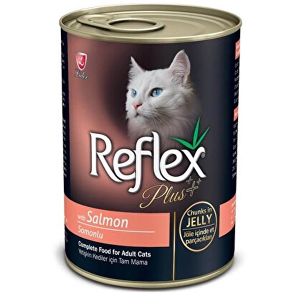Reflex Plus Somonlu Jöleli Parça Etli Kedi Konservesi 400 Gr