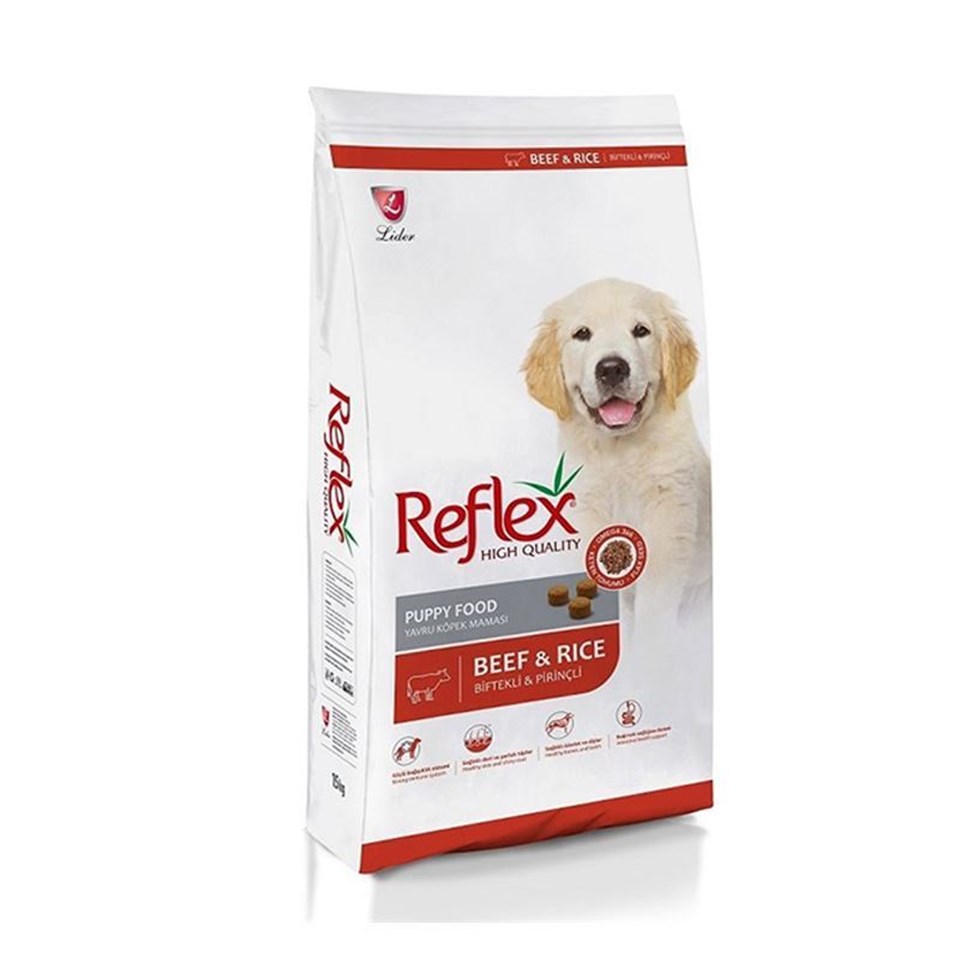 Reflex Puppy Biftekli Büyük Irk Yavru Kuru Köpek Maması 15 Kg