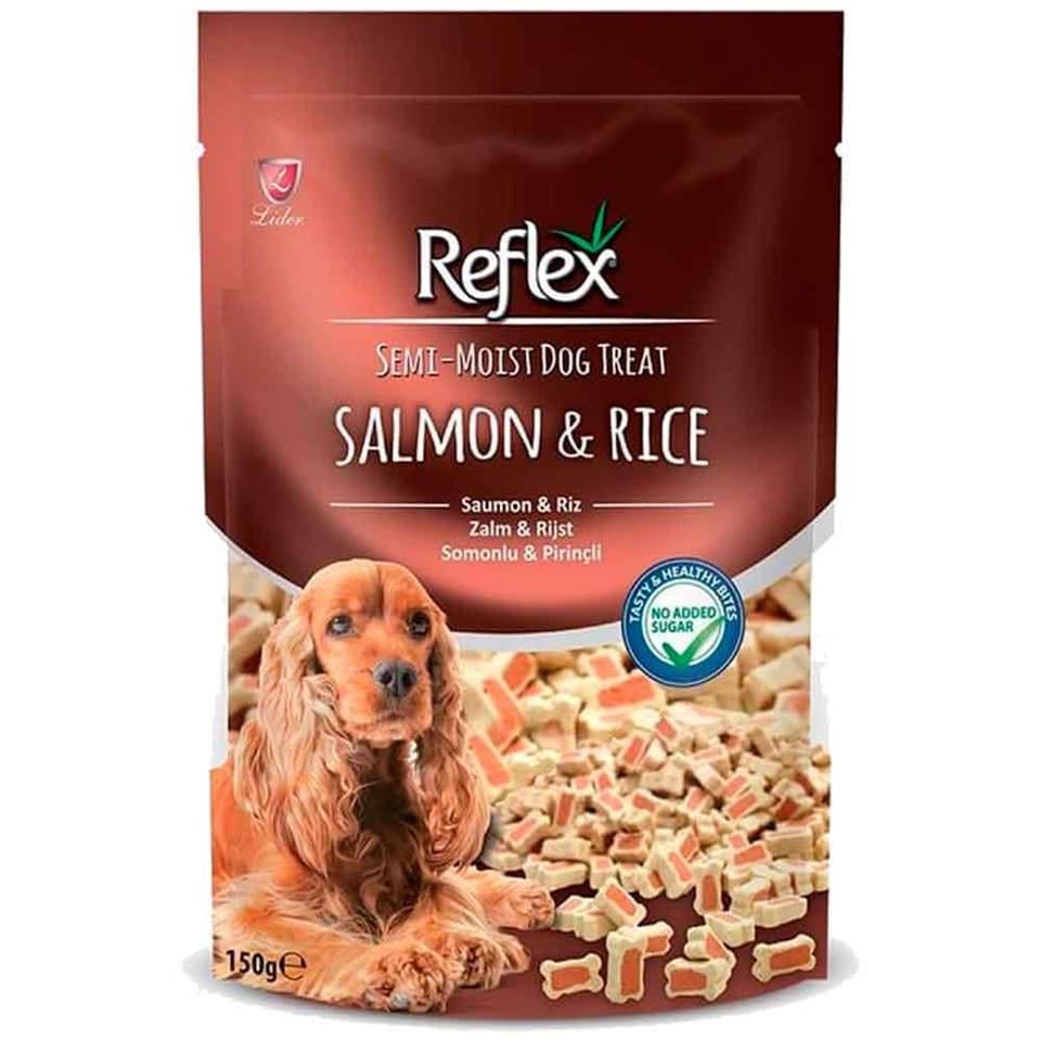 Reflex Semi-Moist Somonlu Pirinçli Köpek Ödülü 150gr