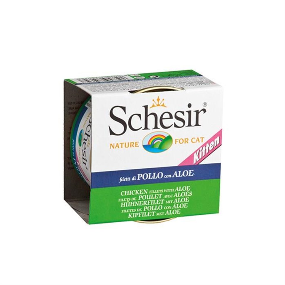 Schesir Kitten Tavuk Etli Ve Aloeveralı 85gr