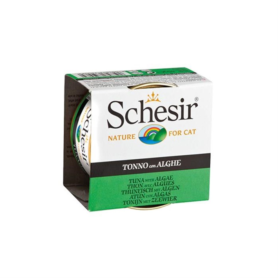 Schesir Ton Balıklı Ve Deniz Bitkili Yaş Kedi Maması 85gr