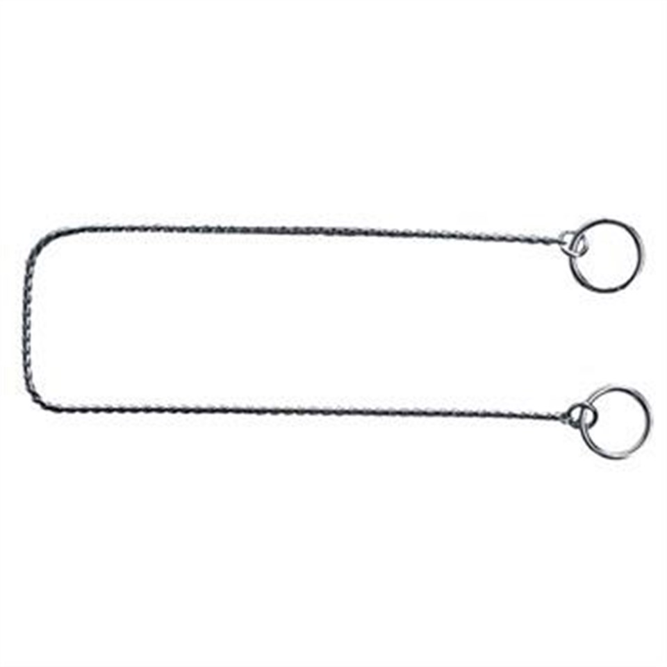 SL205-A Tekli Zincir Boğma Tasma Silver 3.0Mm*40Cm