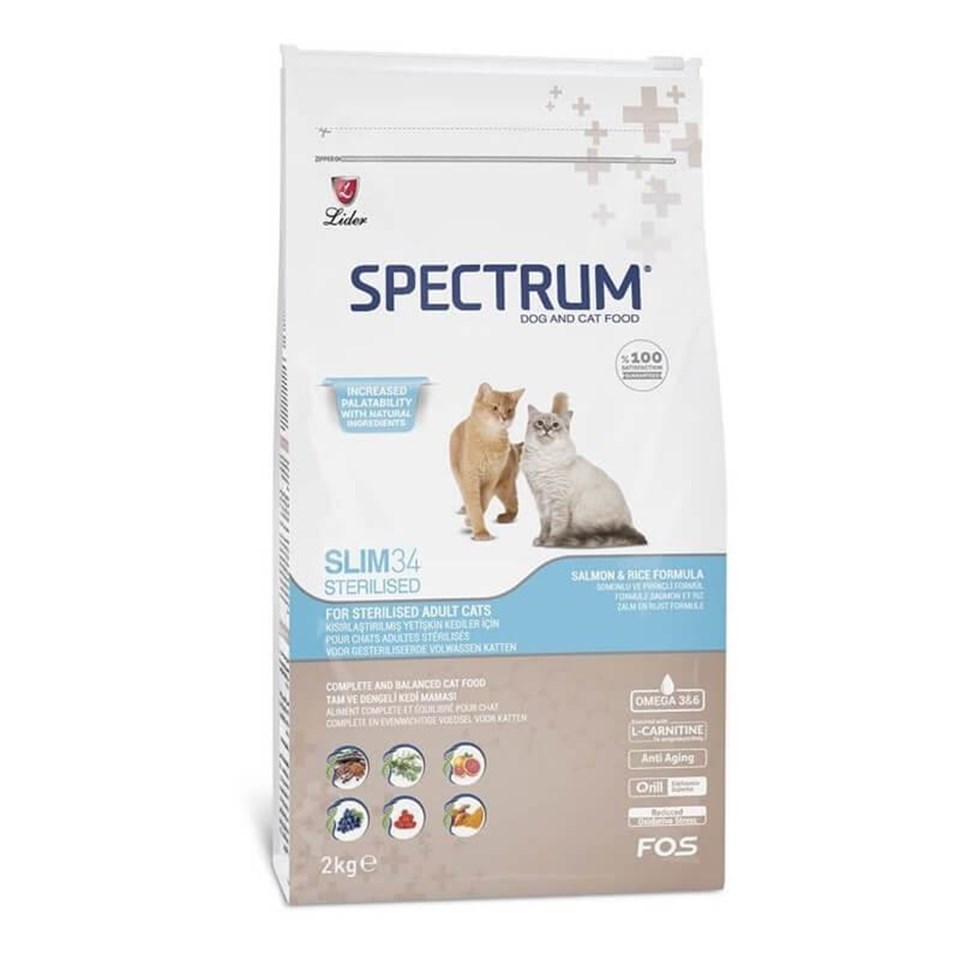 SPECTRUM 2KG ADULT CAT SLIM34