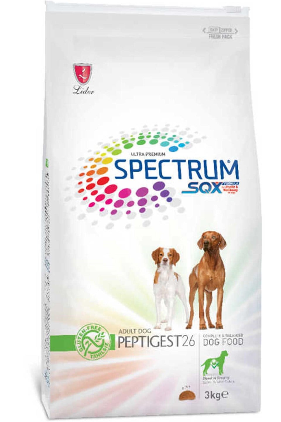 SPECTRUM 3KG ADULT DOG PEPTIGEST26