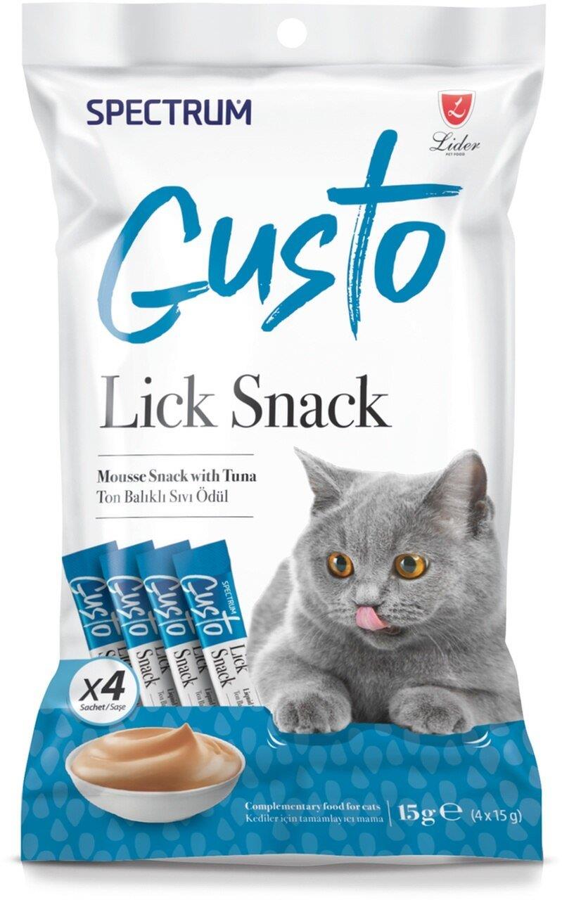 Spectrum Gusto Ton Balıklı Sıvı Ödül Maması 4 x 15 G
