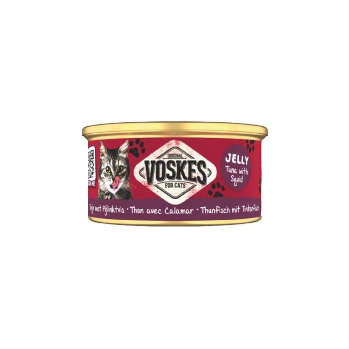 VOSKES TON BALIĞI ve KALAMAR KEDİ KONSERVESİ 85GR