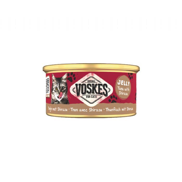VOSKES TON BALIĞI ve ŞİRASU KEDİ KONSERVESİ 85GR