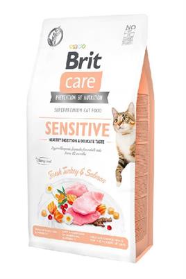 Brit Care Sensitive Hypo-Allergenic Sindirim Sistemi Destekleyici Tahılsız Yetişkin Kedi Maması 7 kg