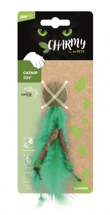  M-PETS CHARMY BUGBEAR CATNİPLİ KEDİ OYUNCAĞI GREEN