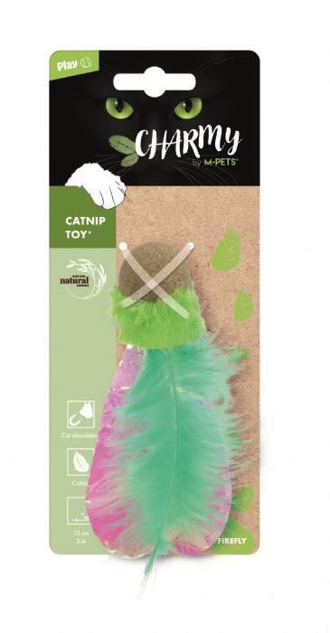  M-PETS CHARMY FIREFLY CATNİPLİ KEDİ OYUNCAĞI GREEN