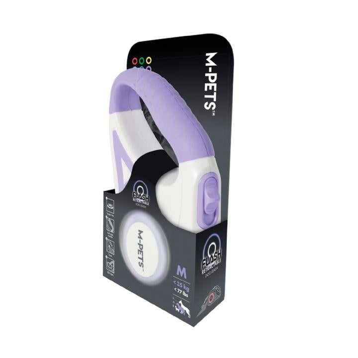  M-PETS FLASH LEDLİ OTOMATİK GEZDİRME ŞERİT 5MT/PURPLE