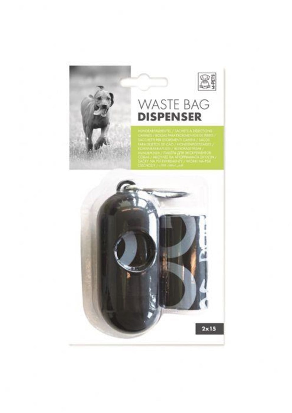 10100008 M-PETS WASTE BAG DISPENSER DIŞKI TOPLAMA SETİ 2X15