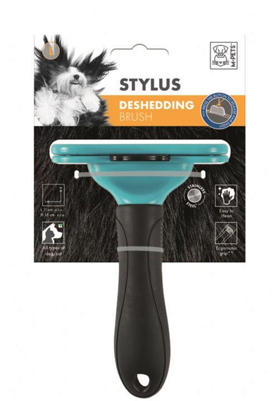 10120099 M-PETS STYLUS FURMİNATÖR BASMALI (L)