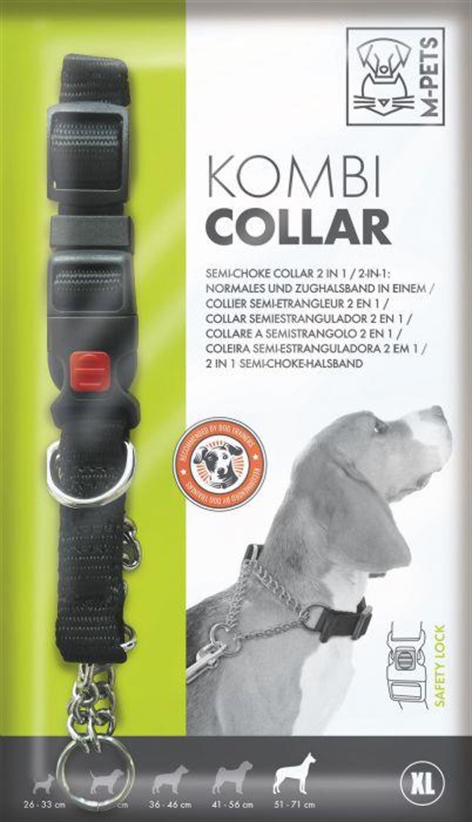 10811999 M-PETS KOMBI 2IN1 EĞİTİM TASMASI (XL)