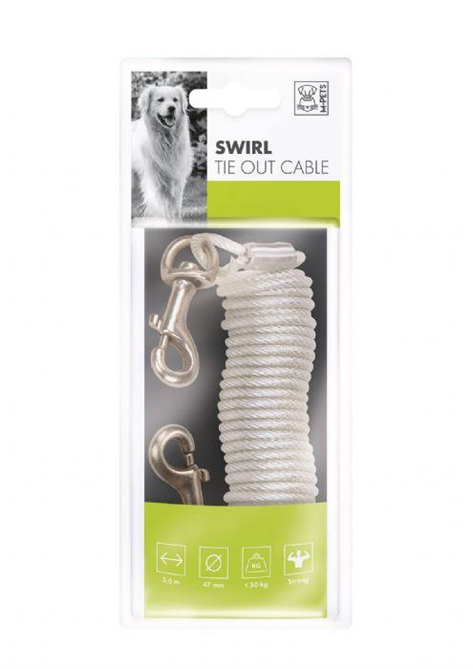 11000011 M-PETS SWIRL BAHÇE BAĞLAMA HALATI 3,6MT