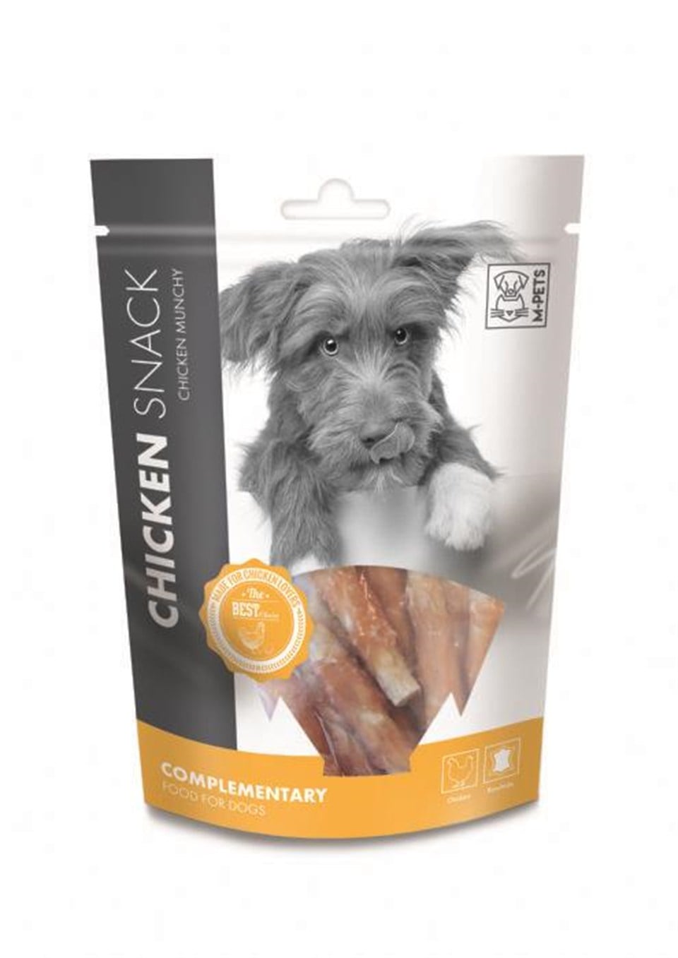 19010915 M-PETS CHICKEN & RAWHIDE KÖPEK ÖDÜLÜ 80GR