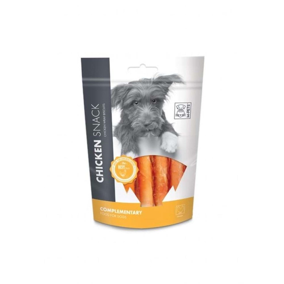 19027999 M-PETS CHICKEN WRAP BISCUITS KÖPEK ÖDÜLÜÜ 80GR