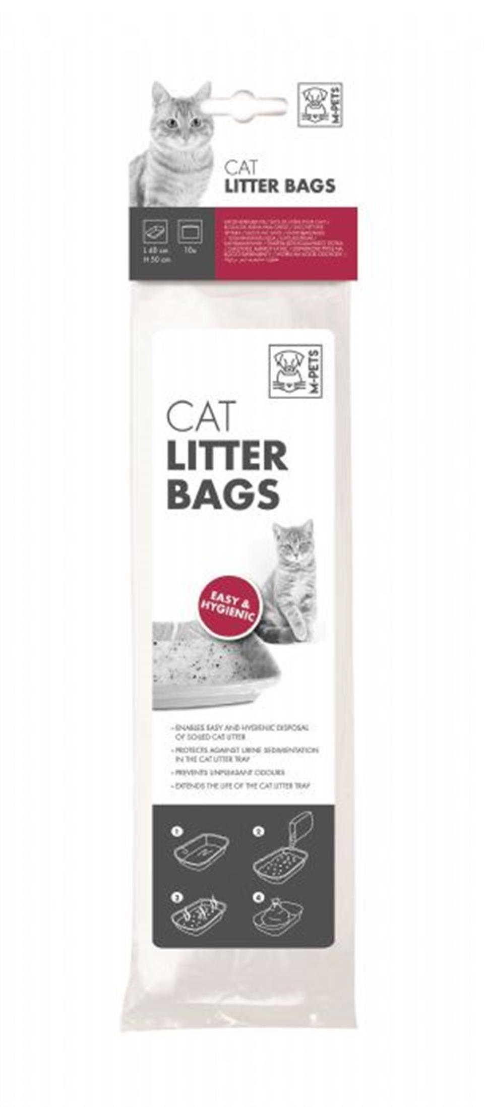 20101201 M-PETS KEDİ KUMU TORBASI 10LU 40X50