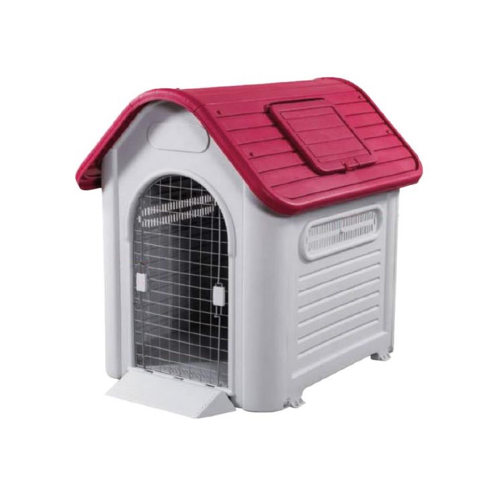 201048-DOGLİFE RAVELLO 107 PLASTİK KÖPEK KULÜBESİ KAPILI