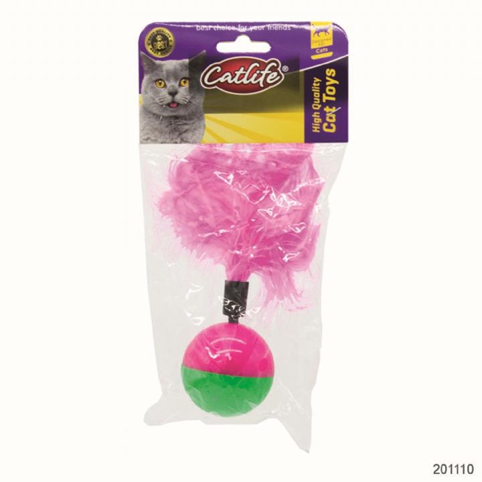 201110-CATLİFE KEDİLER İÇİN TÜYLÜ HACIYATMAZ OYUNCAK