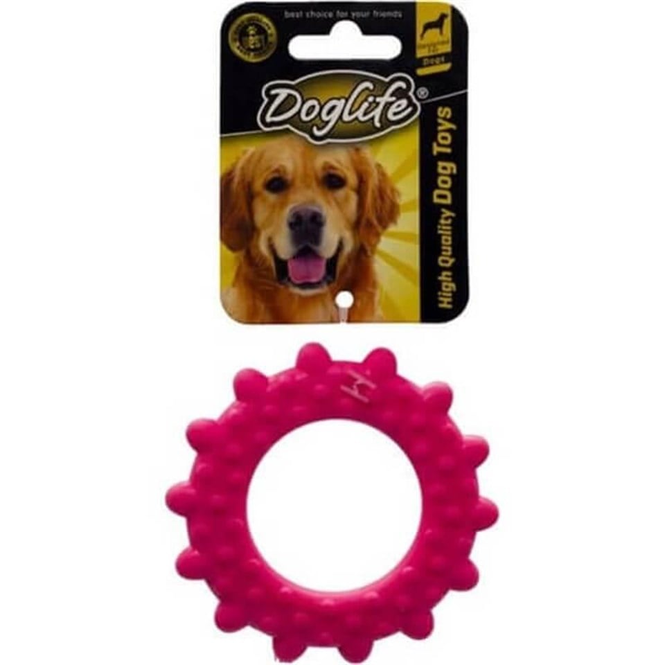 202248-DOGLİFE KÖPEKLER İÇİN KAUÇUK RING OYUNCAK
