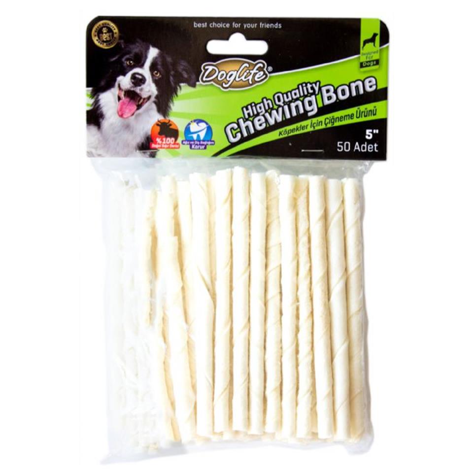 202710-DOGLİFE BURGU ÇUBUK WHİTE 5-6GR/AD. 50Lİ
