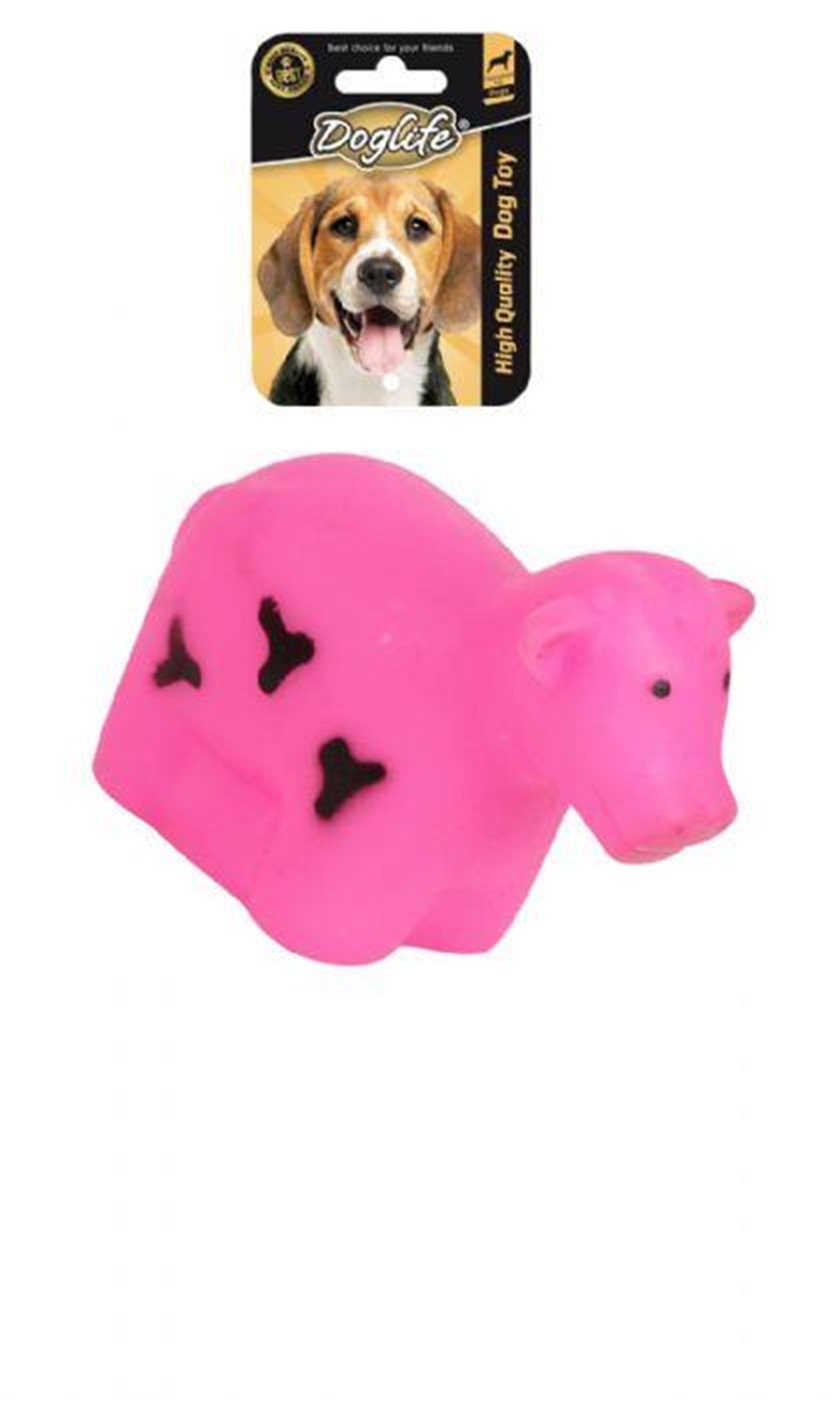 202754-DOGLİFE KÖPEKLER İÇİN COW OYUNCAK