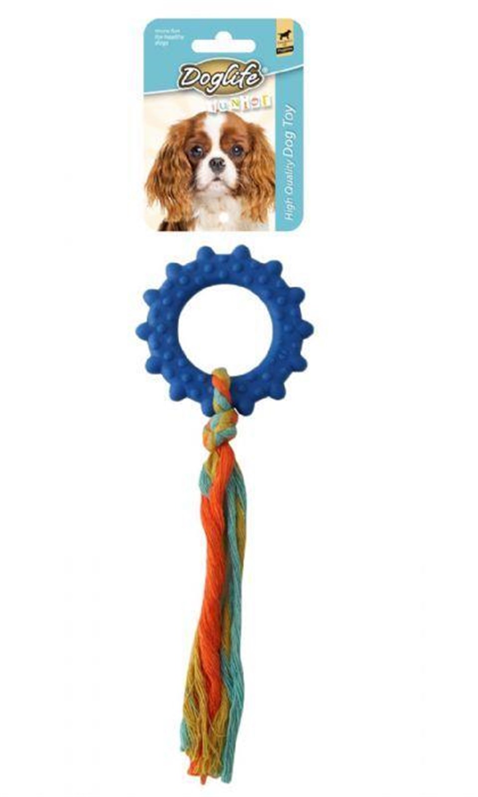 202814-DOGLİFE KÖPEKLER İÇİN İPLİ RING OYUNCAK