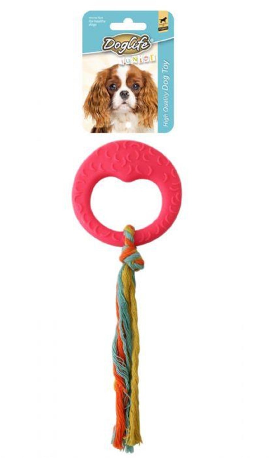 202815-DOGLİFE KÖPEKLER İÇİN İPLİ RING OYUNCAK