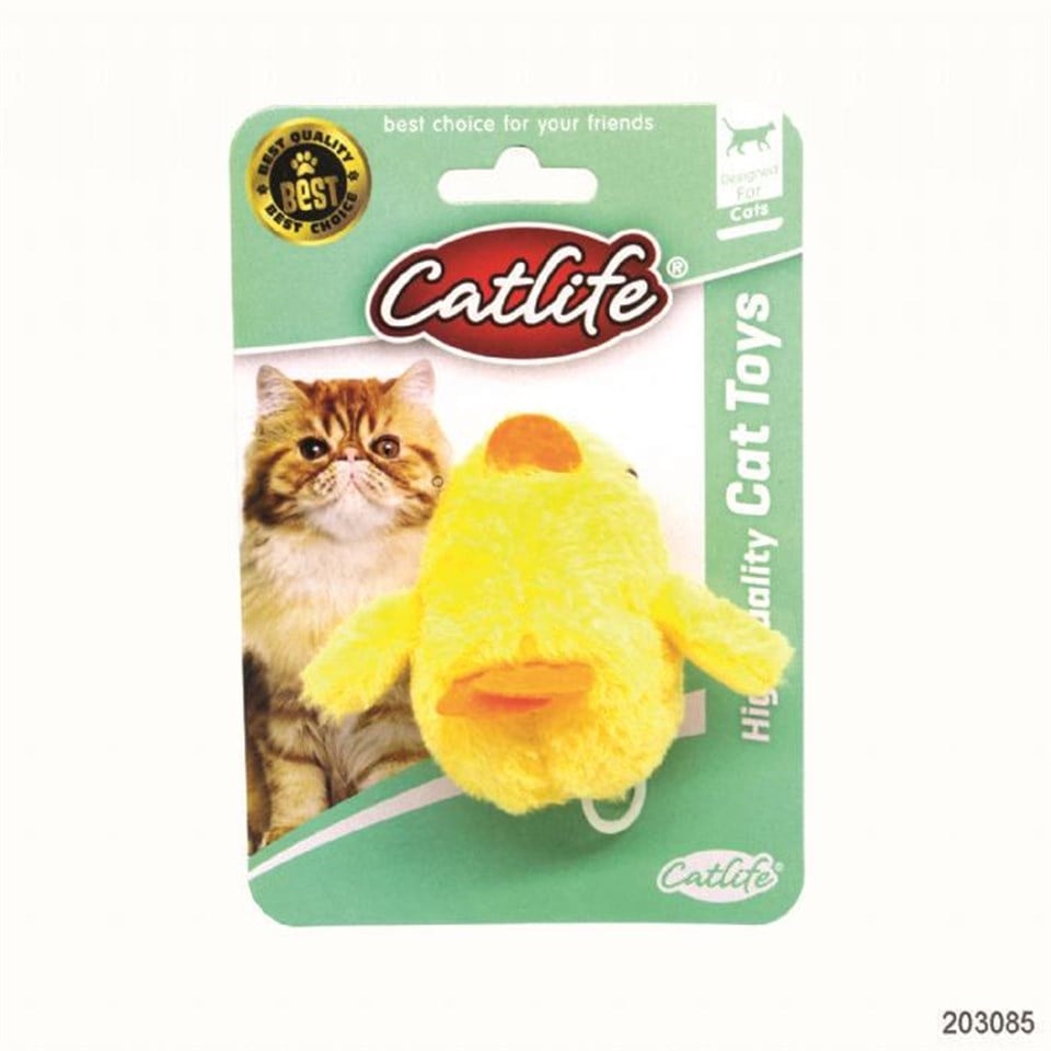 203085-CATLİFE KEDİLER İÇİN TİTREŞİMLİ KUŞ OYUNCAK