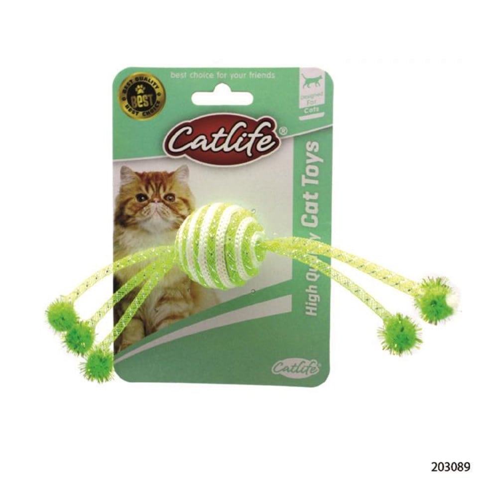 203089-CATLİFE KEDİLER İÇİN PONPON TOP OYUNCAK