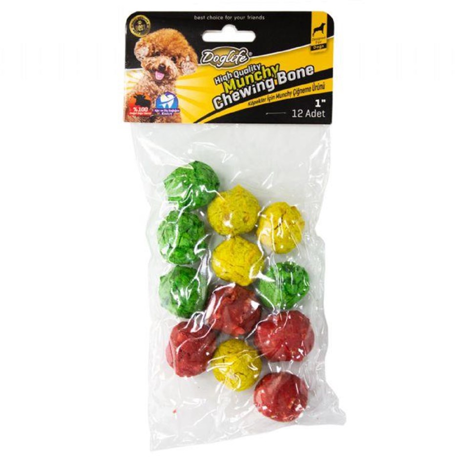 203407-DOGLİFE MUNCY BALL 12GR/AD. 12Lİ