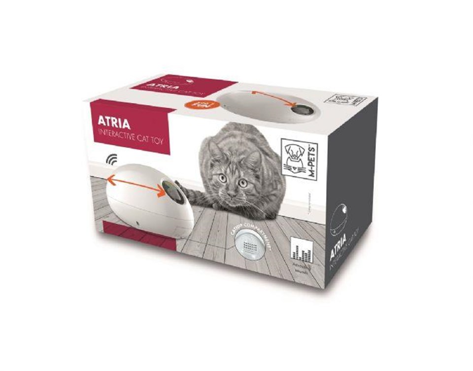 20631399 M-PETS ATRIA İNTERAKTİF KEDİ OYUNCAĞI WHİTE
