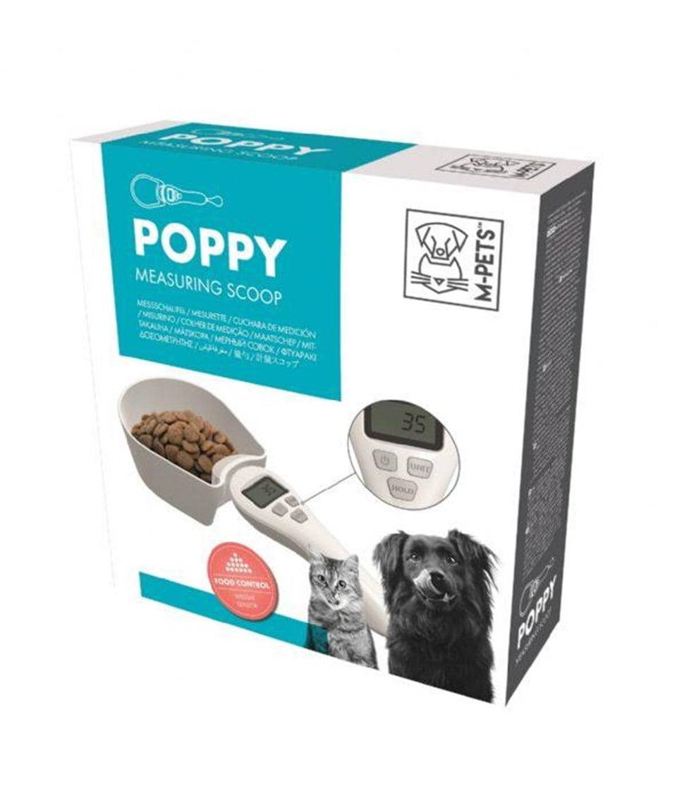 20631499 M-PETS POPPY DİJİTAL MAMA ÖLÇÜ KABI