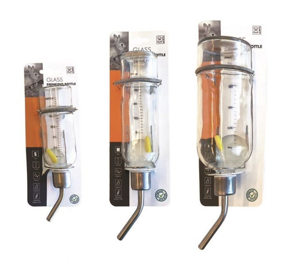 40500000 M-PETS GLASS KEMİRGENLER İÇİN CAM SULUK 175ML