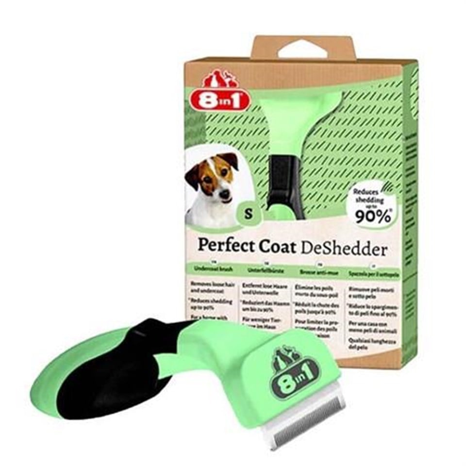 8in1 Perfect Coat DeShedder Furminator Küçük Irk Köpek Tarağı Small
