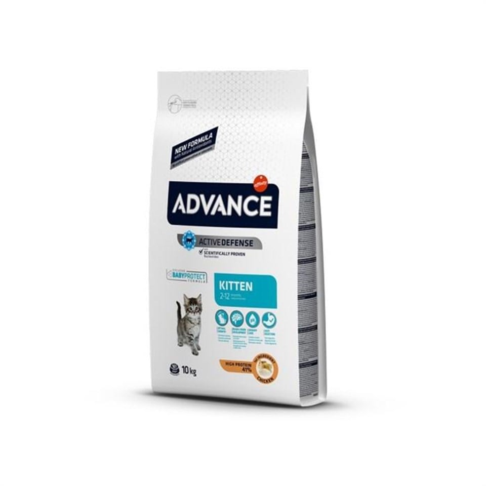 Advance Kitten Tavuk Etli Yavru Kedi Maması - 10 Kg