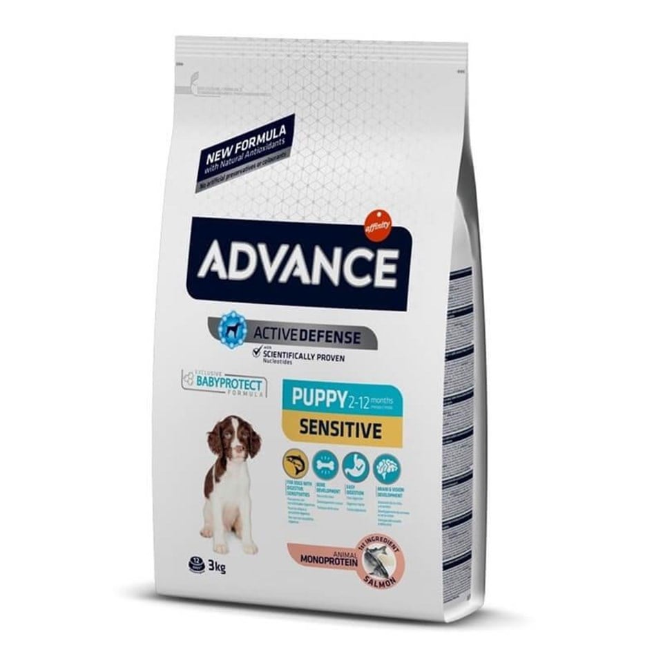 Advance Puppy Sensitive Somonlu Yavru Köpek Maması - 3 kg Advance Puppy Sensitive Somonlu Yavru Köpek Maması - 3 Kg