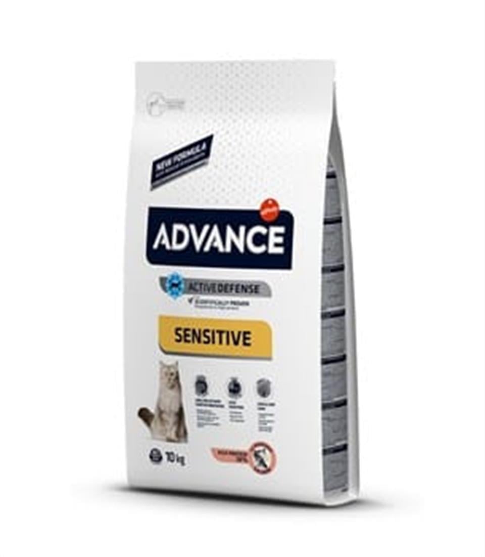 Advance Sensitive Somonlu Yetişkin Kedi Maması - 10 Kg
