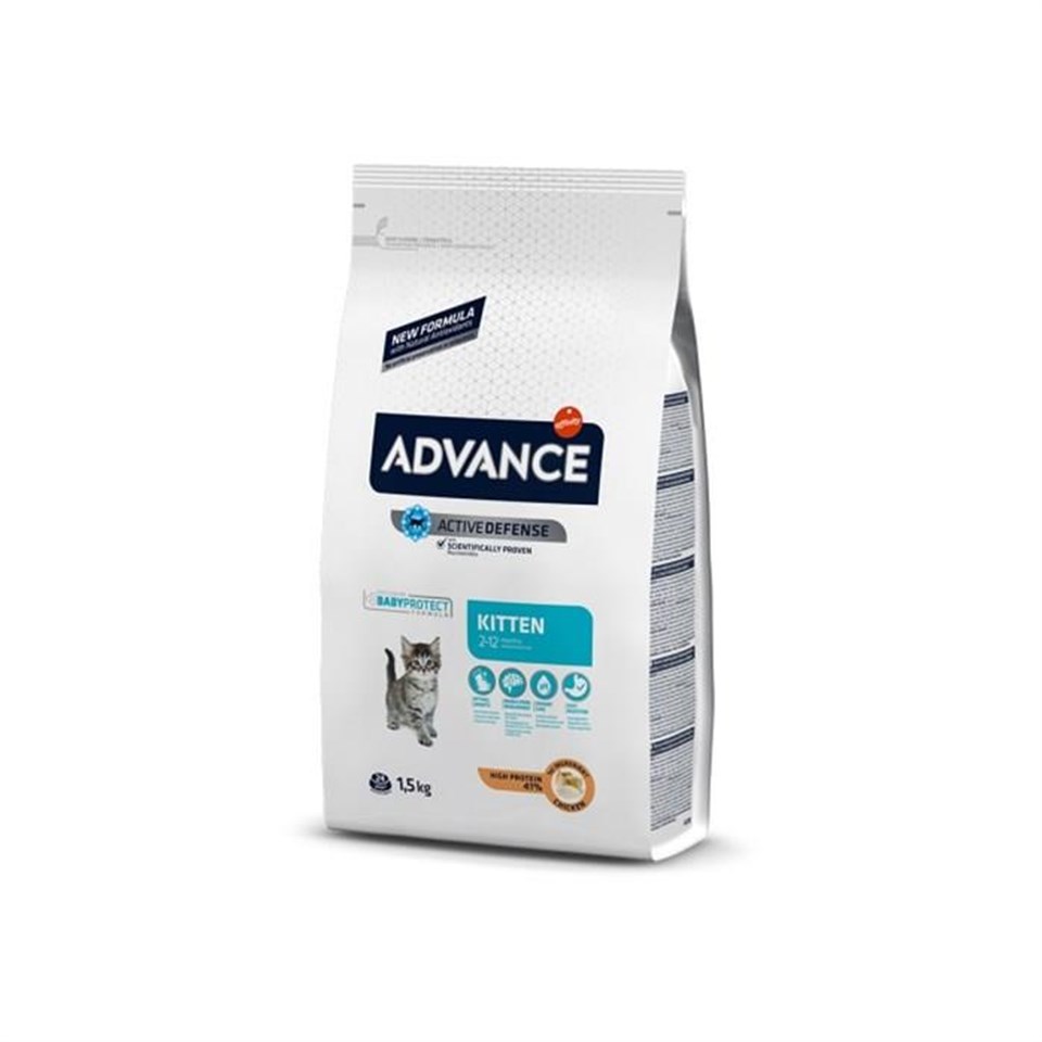 Advance Tavuklu Yavru Kedi Maması 1,5kg