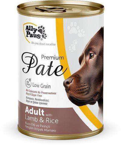 ALLY PAWS PATE KUZU ETLİ KÖPEK KONSERVE 400GR