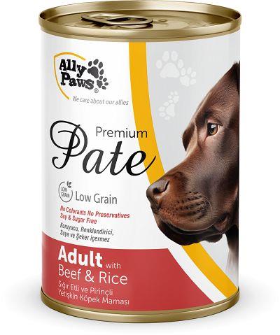 ALLY PAWS PATE SIĞIR ETLİ KÖPEK KONSERVE 400GR