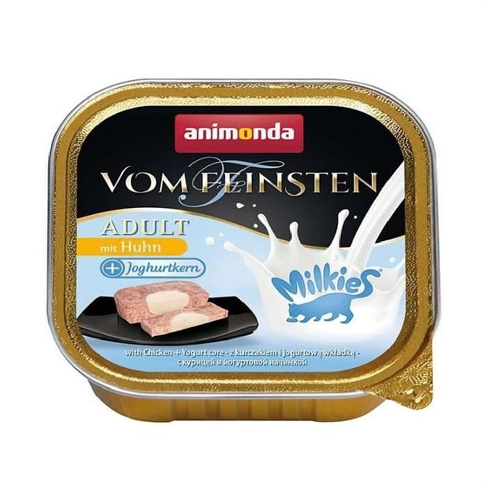 Animonda Vom Feinsten Milkies 100gr Tavuk+Yoğurt