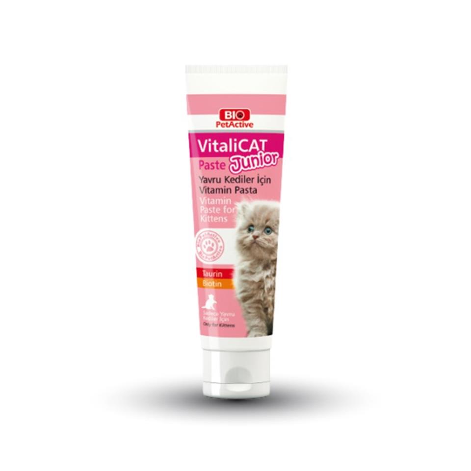 Bio Pet Active Gelişim Destekleyen Yavru Kedi Vitamin Macunu 100 ml