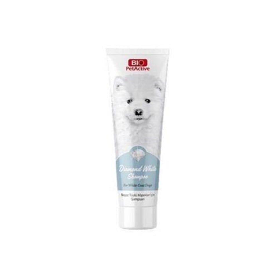 BIO PETACTİVE DİAMOND WHİTE BEYAZ TÜYLÜ KÖPEK ŞAMPUANI 250ML