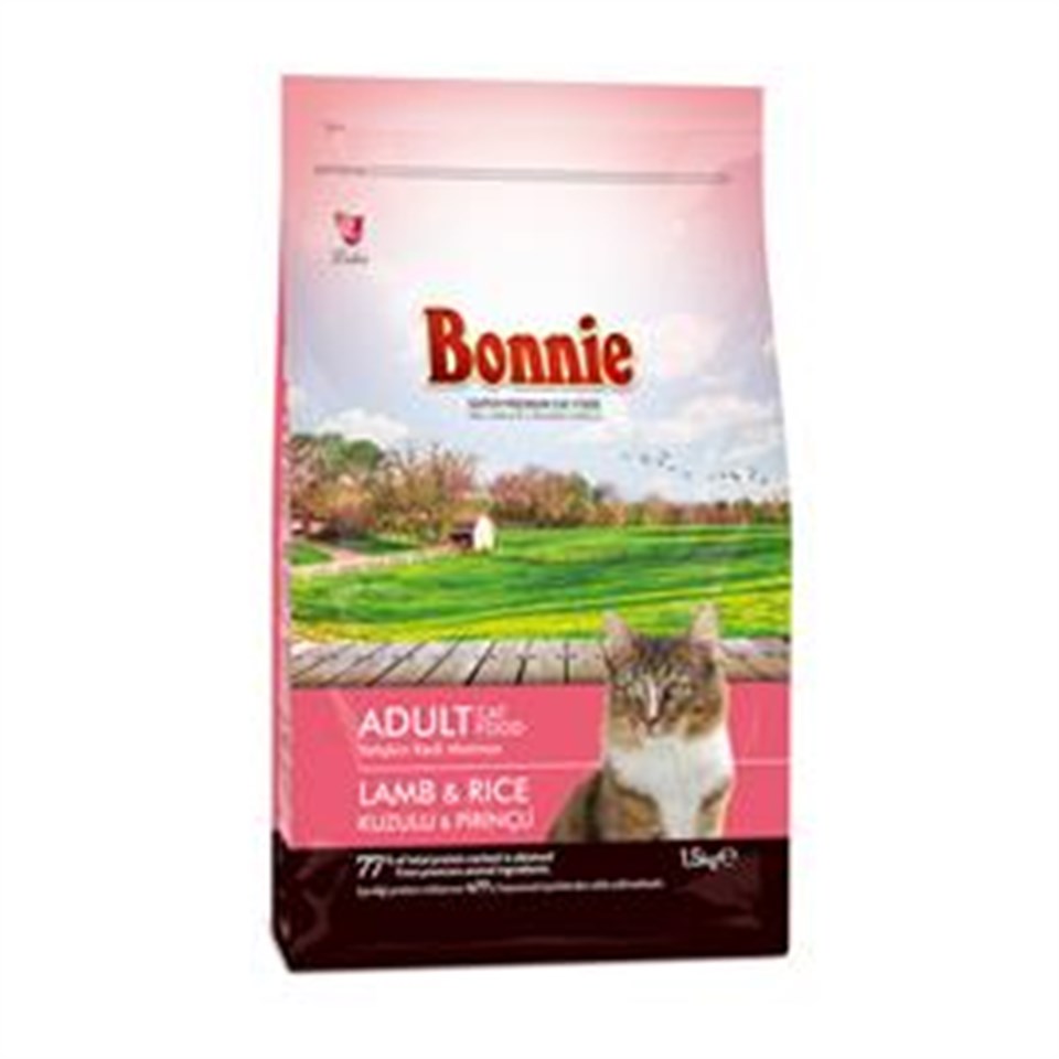 BONNIE 1,5KG ADULT CAT LAMB&RICE